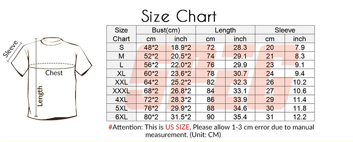 Brazilian Size Chart