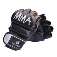 Bonsem Striker MMA Gloves Black-Red